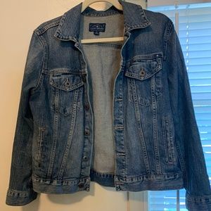Lucky Brand Denim Tomboy Trucker Jacket - Size Medium